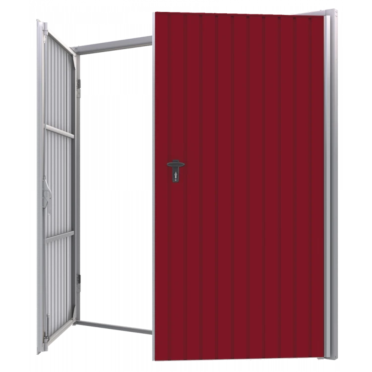 Portoni per Garage a Battente in Acciaio - Larghezza: 250 cm x Altezza: 200-300 cm