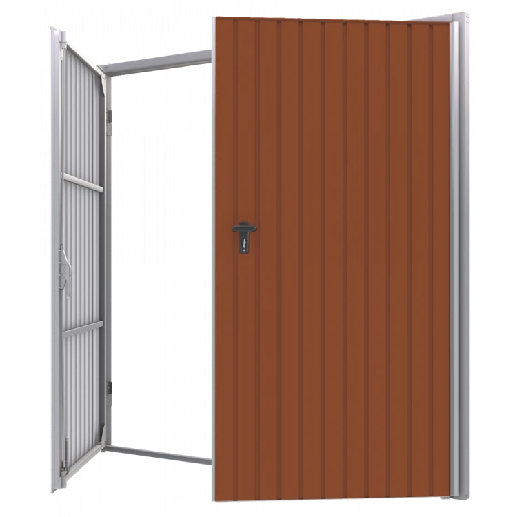 Portoni per Garage a Battente in Acciaio - Larghezza: 260 cm x Altezza: 200-300 cm