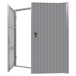 Portoni per Garage a Battente in Acciaio - Larghezza: 270 cm x Altezza: 200-300 cm
