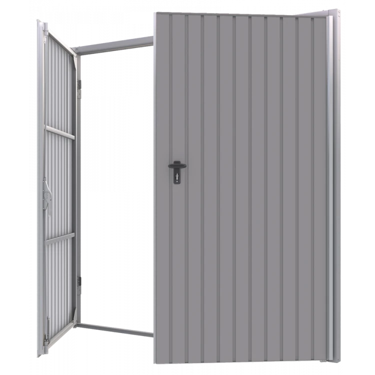 Portoni per Garage a Battente in Acciaio - Larghezza: 270 cm x Altezza: 200-300 cm