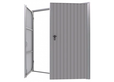 Portoni per Garage a Battente in Acciaio - Larghezza: 270 cm x Altezza: 200-300 cm