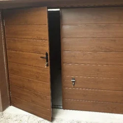 Portone a Battente da Garage in Acciaio - 285 x 230 cm - RAL 7016 2