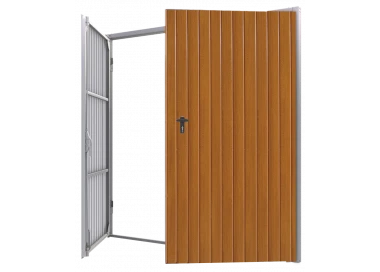 Portoni per Garage a Battente in Acciaio - Larghezza: 280 cm x Altezza: 200-300 cm