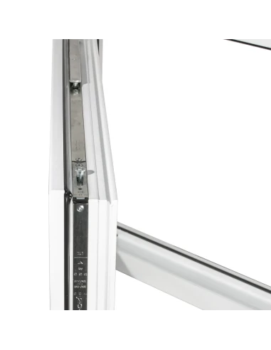 Finestra PVC 55 x 55 cm Battente/Ribalta Aluplast Ideal 4000