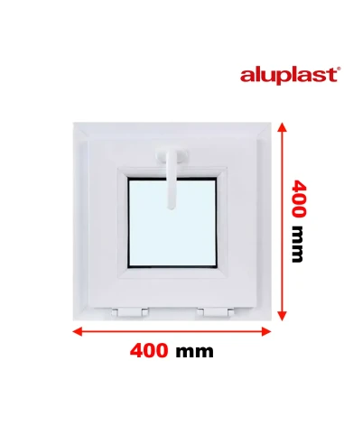 Finestra PVC 40x40 cm Ribalta Aluplast Ideal 4000