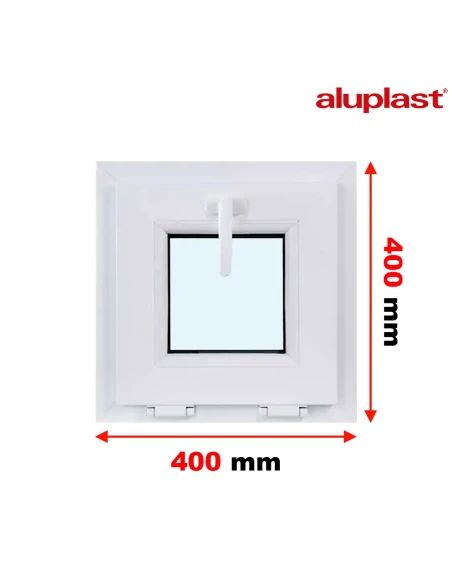 Finestra PVC 40x40 cm Ribalta Aluplast Ideal 4000