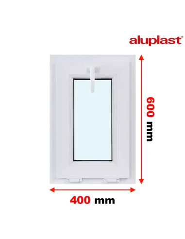 Finestra PVC 40x60 cm Ribalta Aluplast Ideal 4000