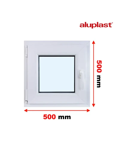 Finestra PVC 50x50 cm Battente/Ribalta Aluplast Ideal 4000