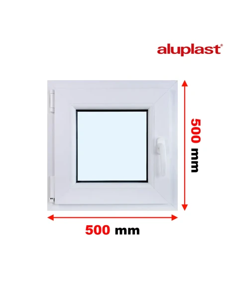 Finestra PVC 50x50 cm Battente/Ribalta Aluplast Ideal 4000