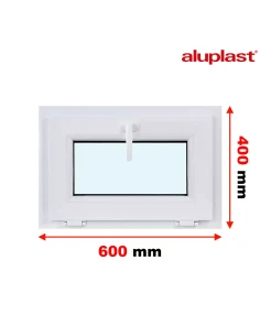 Finestra PVC 60x40 cm Ribalta Aluplast Ideal 4000