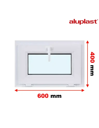 Finestra PVC 60x40 cm Ribalta Aluplast Ideal 4000