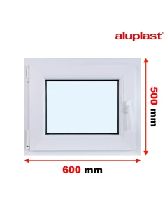 Finestra PVC 60x50 cm Battente/Ribalta Aluplast Ideal 4000