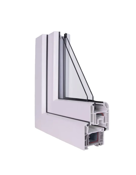 Finestra PVC 60x50 cm Battente/Ribalta Aluplast Ideal 4000