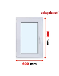 Finestra PVC 60x90 cm Battente/Ribalta Aluplast Ideal 4000