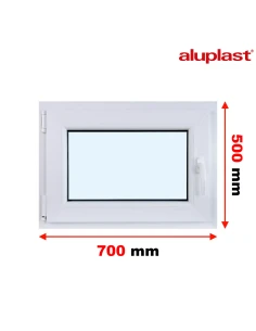 Finestra PVC 70x50 cm Battente/Ribalta Aluplast Ideal 4000