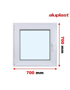 Finestra PVC 70x70 cm Battente/Ribalta Aluplast Ideal 4000