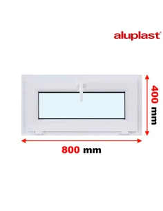 Finestra PVC 80x40 cm Ribalta Aluplast Ideal 4000