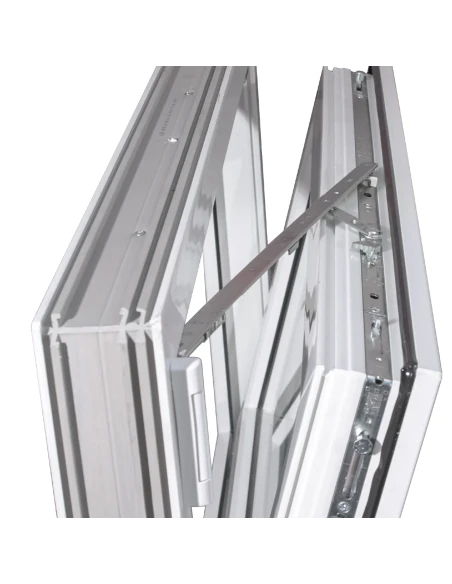 Finestra PVC 90x110 cm Battente/Ribalta Aluplast Ideal 4000