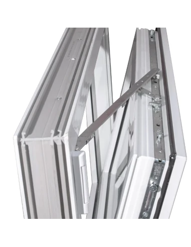 Finestra PVC 90x120 cm Battente/Ribalta Aluplast Ideal 4000