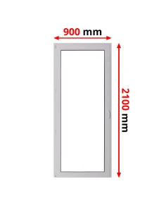 Porta finestra in PVC 90 x 210 cm Battente/Ribalta