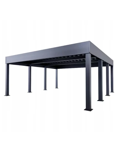 Tettoia per auto Carport in Acciaio 6x6m