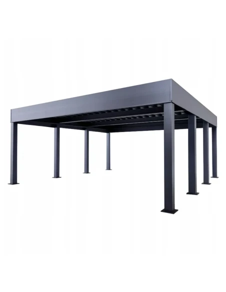 Tettoia per auto Carport in Acciaio 6x6m
