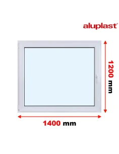 Finestra PVC 140x120 cm Battente/Ribalta Aluplast Ideal 8000