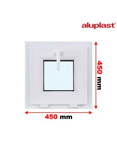Finestra PVC 45x45 cm Ribalta Aluplast Ideal 8000