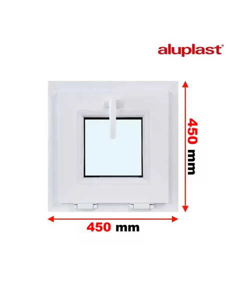Finestra PVC 45x45 cm Ribalta Aluplast Ideal 8000