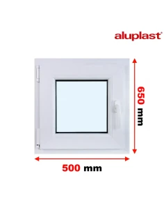 Finestra PVC 50x65 cm Battente/Ribalta Aluplast Ideal 8000