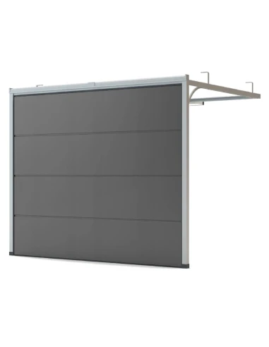 Portone sezionale da garage 255 x 215 cm - Antracite