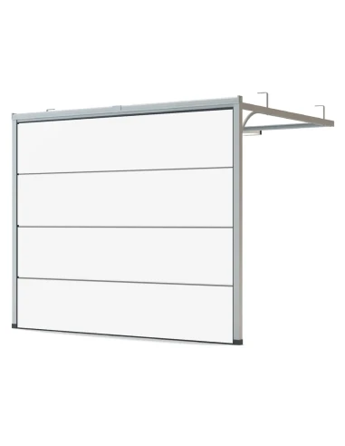 Portone sezionale da garage 260 x 225 cm - Bianco