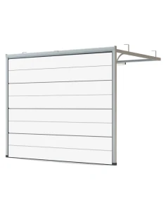 Porta sezionale da garage 275 x 250 cm - Bianco
