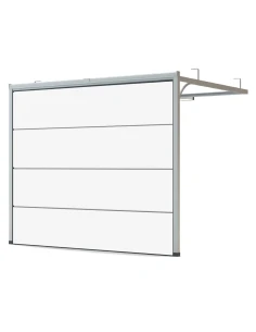 Portone sezionale da garage 250 x 225 cm - Bianco
