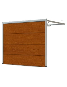 Portone sezionale da garage 240 x 200 cm - Rovere dorato