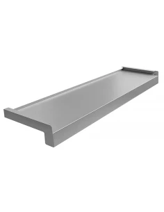 Davanzale esterno in acciaio - Argento RAL 9006