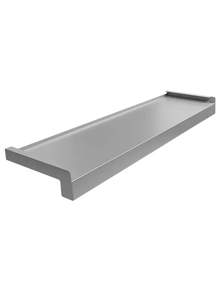 Davanzale esterno in acciaio - Argento RAL 9006
