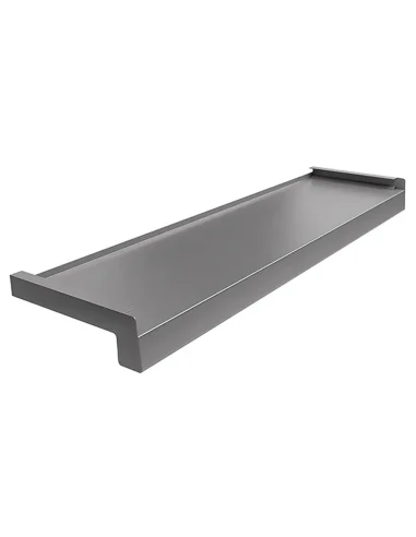 Davanzale esterno in acciaio - Argento RAL 9007