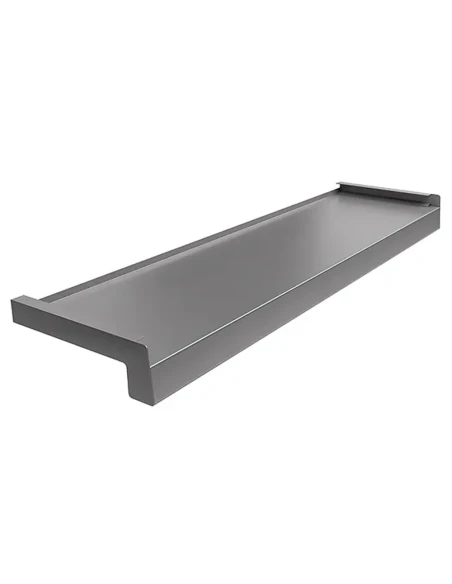 Davanzale esterno in acciaio - Argento RAL 9007