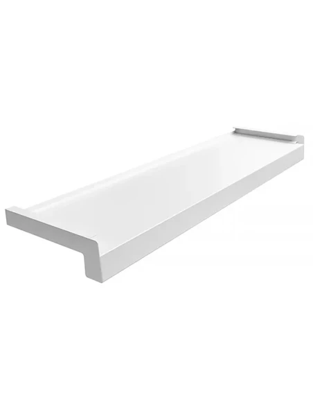 Davanzale esterno in acciaio - Bianco RAL 9016