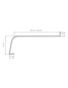 Davanzale esterno in acciaio Softline - Antracite RAL 7016 2