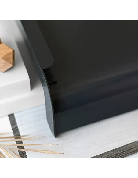 Davanzale esterno in acciaio Softline - Antracite Texture