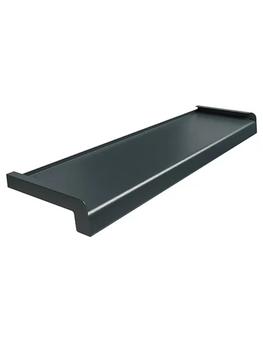 Davanzale esterno in acciaio Softline - Antracite Texture