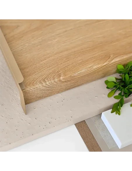 Davanzale esterno in acciaio verniciato - Rovere Naturale