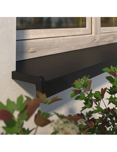 Davanzale esterno in alluminio - Marrone RAL 8019