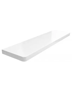 Davanzale interno in MDF pannello verde idrofugo - Bianco Lucido