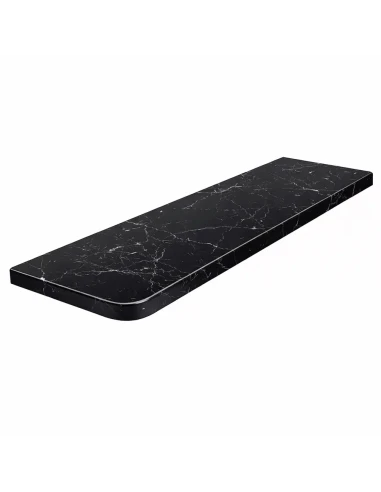 Davanzale interno in MDF laccati - Effetto Marmo Nero