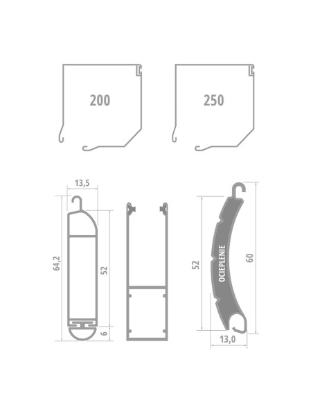 Porta avvolgibile MINI 52 - 280 x 300 cm
