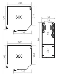 Porta avvolgibile GUARD 77 - 350 x 260 cm 2