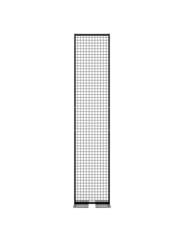 Griglia espositiva autoportante in metallo - 50 x 238 cm